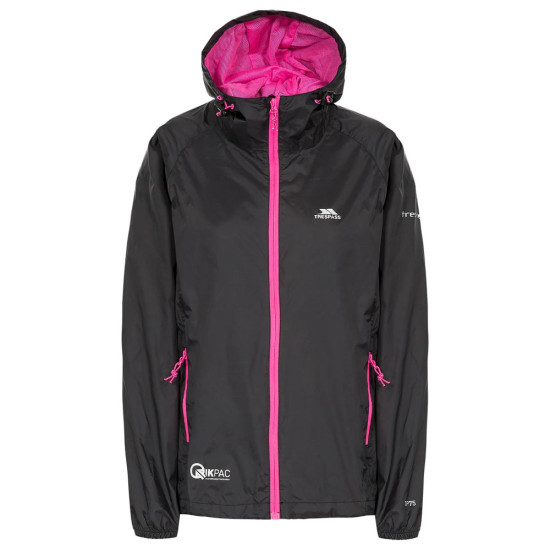 Trespass Γυναικείο μπουφάν Qikpac Waterproof Hooded Jacket